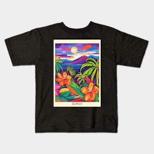 fauvism art of Hawaii usa 5 Kids T-Shirt